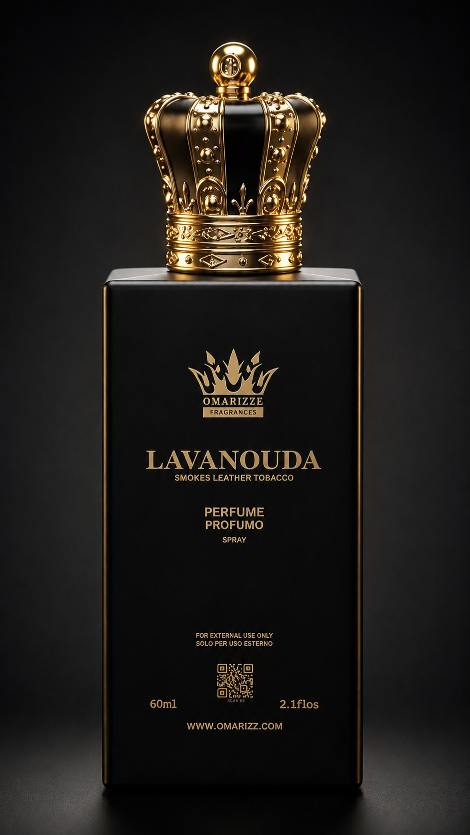 Omarize Lavanouda 60ml perfume bottle and box