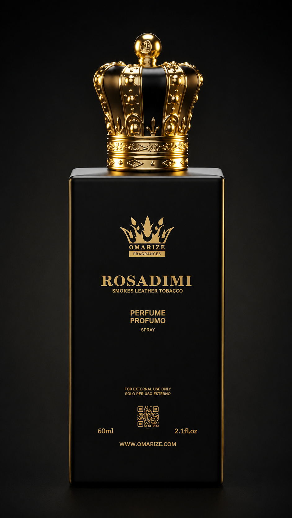 Omarize Rosadimi 60ml perfume bottle and box