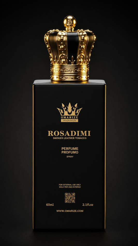 Omarize Rosadimi 60ml perfume bottle and box