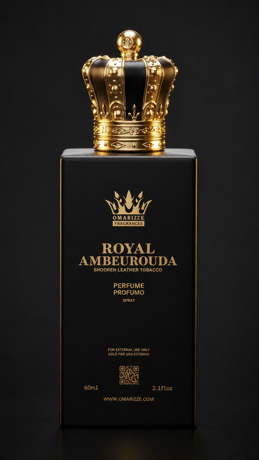 Omarize Royal Amberouda 60ml perfume bottle and box